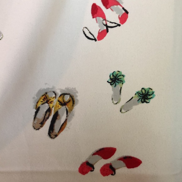 VAN HEUSEN size XXL SHOEGAL Graphic Shoes Heels Graphic Print Ruffle $64 NEW - Picture 16 of 16